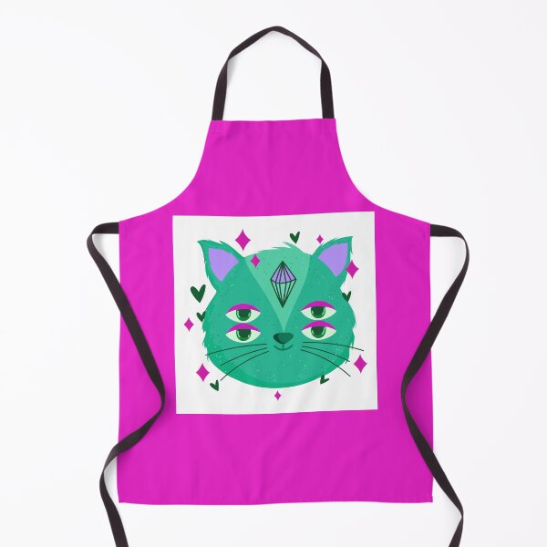 Item preview, Hearts and Stars - Fun, Cute, Magic Sparkle, Trippy Cat T Shirt 1.3 designed and sold by Quirky-Style.