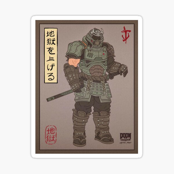 Mighty Ronin Slayer Sticker