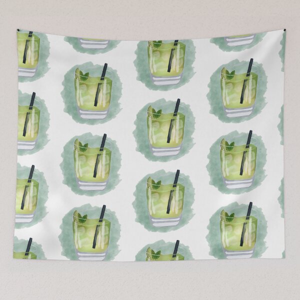Item preview, Watercolor Juicy Mojito Cocktail designed and sold by Unish.