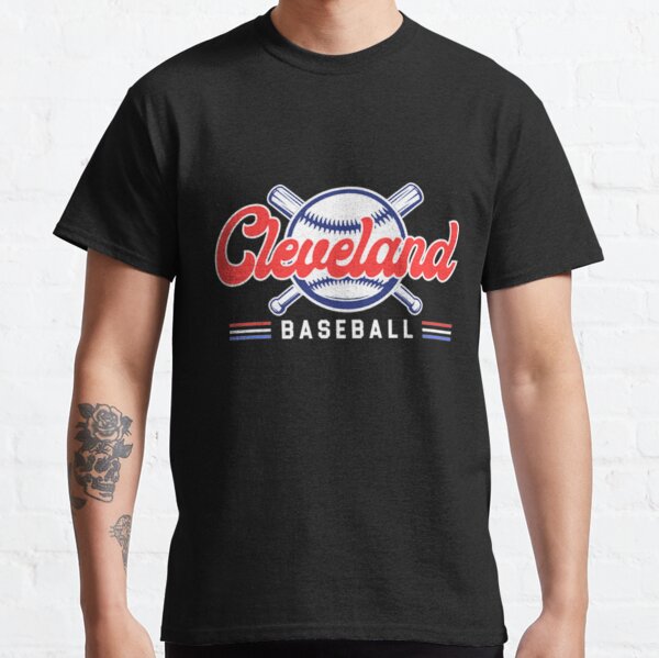 Vintage Style 90's World Series MLB Cleveland Indians T-shirt Printed Logo MLB  Cleveland Indians American League Champions - Bluefink