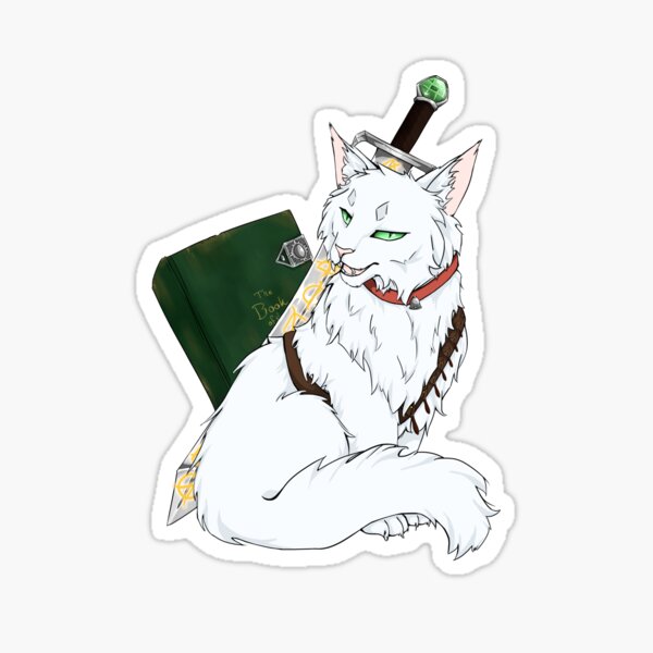 Item preview, Mogget the cat! designed and sold by LykkeEline.