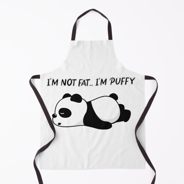 Item preview, I'm not fat.. i'm puffy - cute panda designed and sold by cruzzcreation.