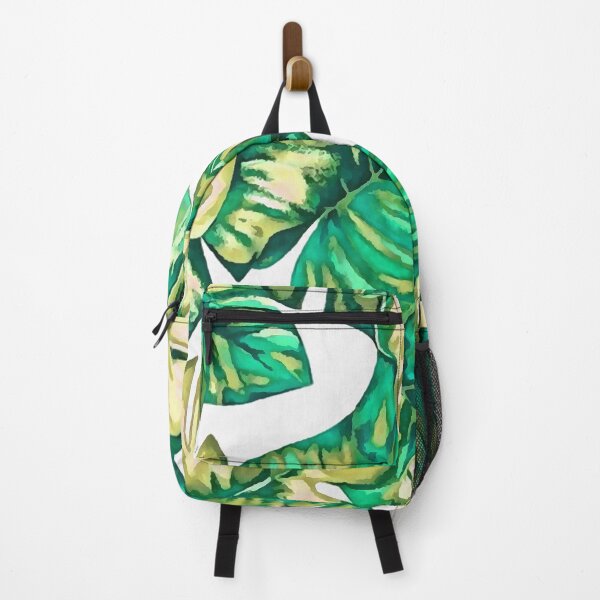 Item preview, Tropical Leaves Of Banana and Monstera Green Khaki Cut Out designed and sold by taiche.