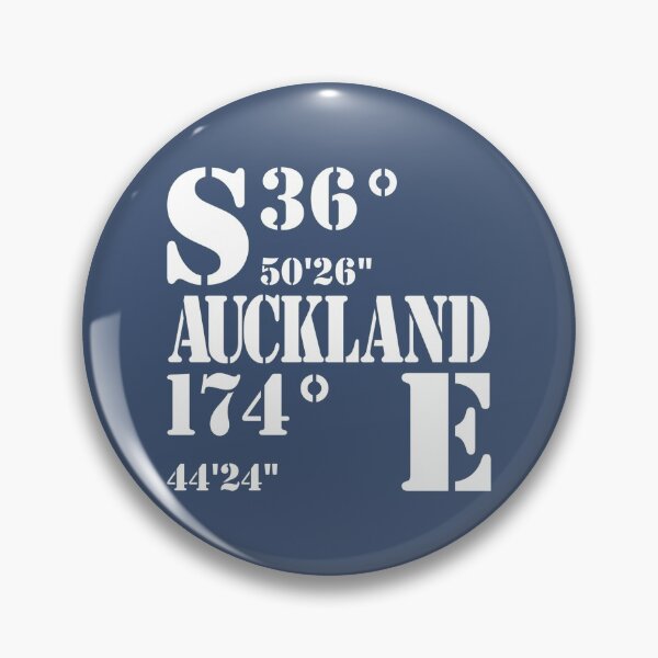 Item preview, City Of Sails Coordinates Auckland New Zealand designed and sold by CoolYule.