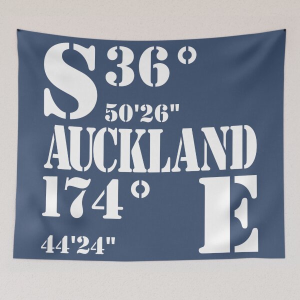 Item preview, City Of Sails Coordinates Auckland New Zealand designed and sold by CoolYule.
