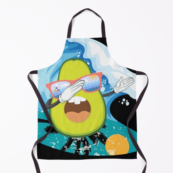 Item preview, funny avocado surfing designed and sold by PlusAdore.