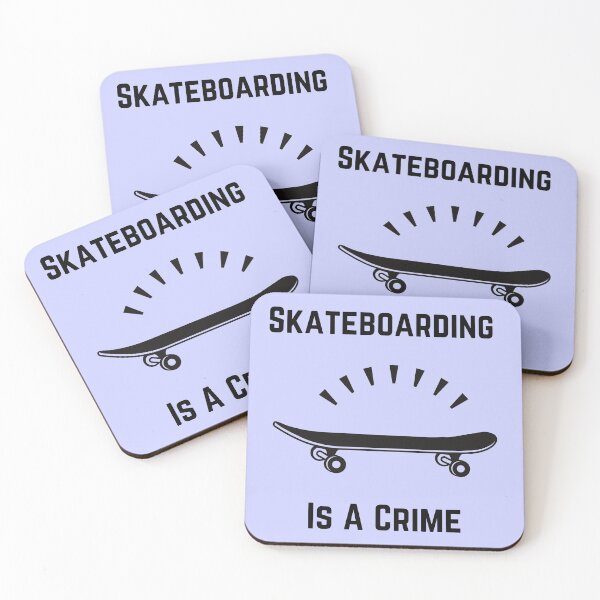 Item preview, Skateboarding Is A Crime designed and sold by Zaibo.