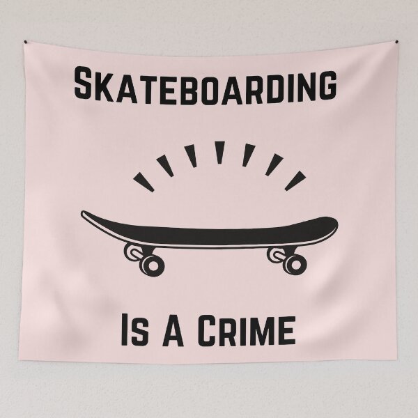 Item preview, Skateboarding Is A Crime designed and sold by Zaibo.