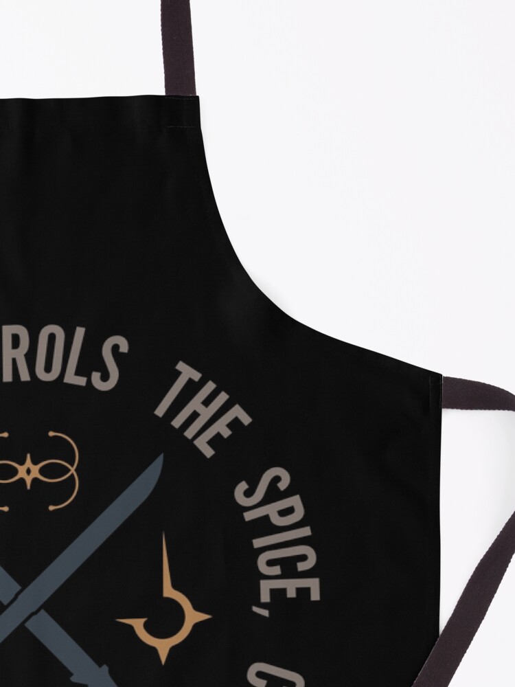 Alternate view of Who controls the spice Apron