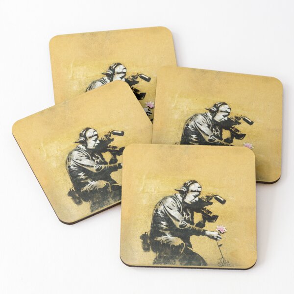 Item preview, Banksy Camera Man and Flower  designed and sold by WE-ARE-BANKSY.