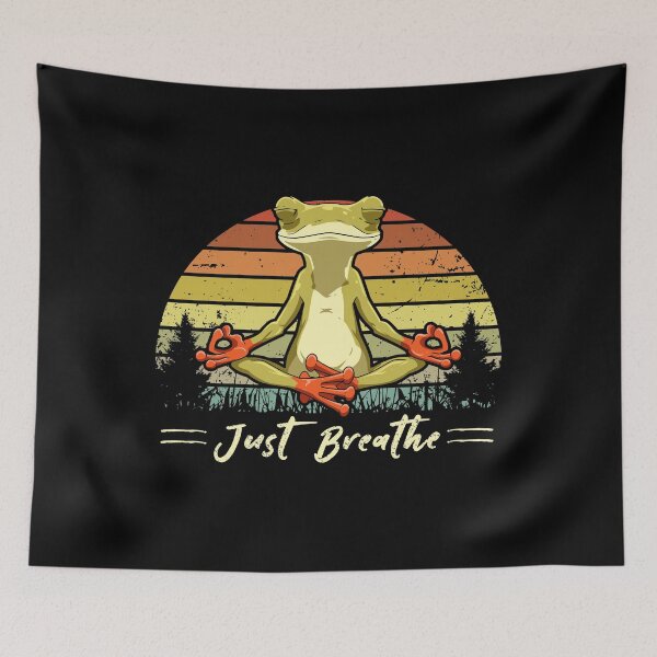 Item preview, Yoga Frog Just breath designed and sold by melomedia.