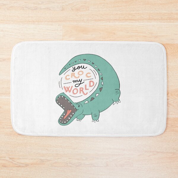 Item preview, you croc my world - crocodile pun - funny designed and sold by Patrick Gervacio.