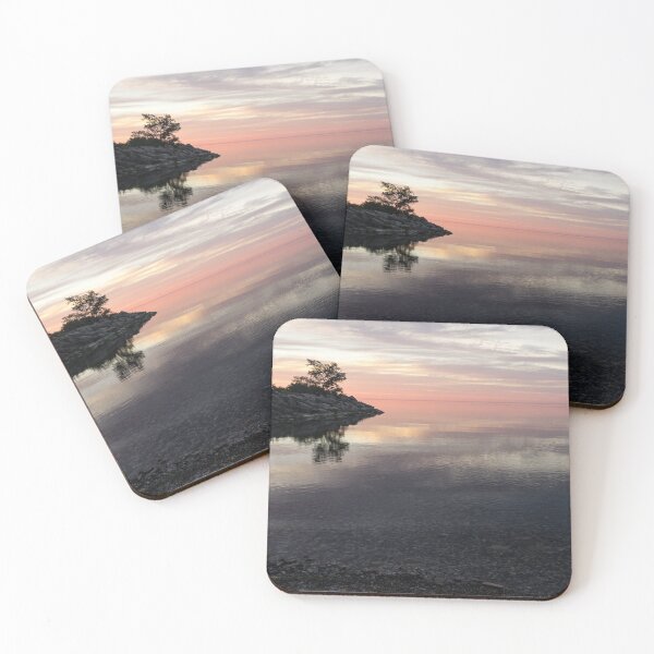 Item preview, Silky Morning on the Lake - Pink and Purple Serenity designed and sold by Georgia Mizuleva.