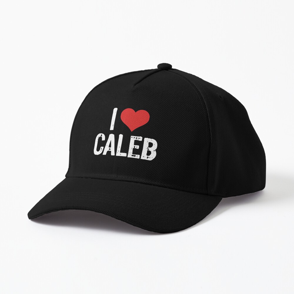 Discover I Love Caleb Baseball Cap