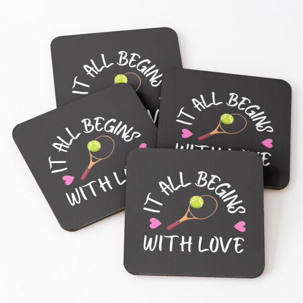 Item preview, Tennis funny quote -  all begins with love designed and sold by Natkopod.