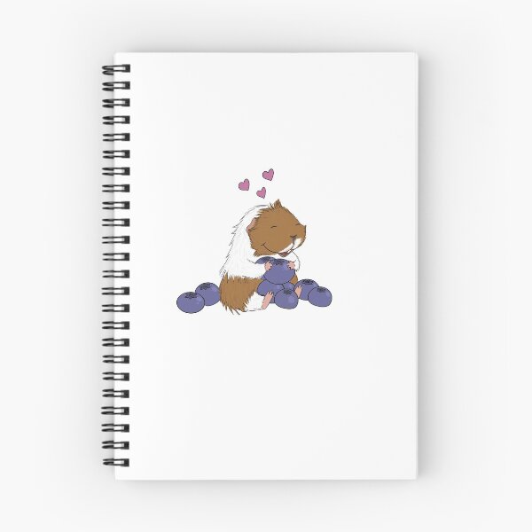 Item preview, Guinea pig and blueberries  designed and sold by mondesign26.