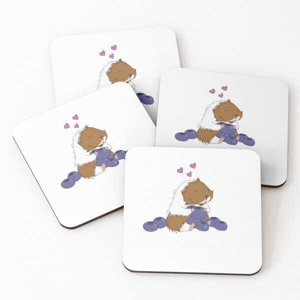 Item preview, Guinea pig and blueberries  designed and sold by mondesign26.