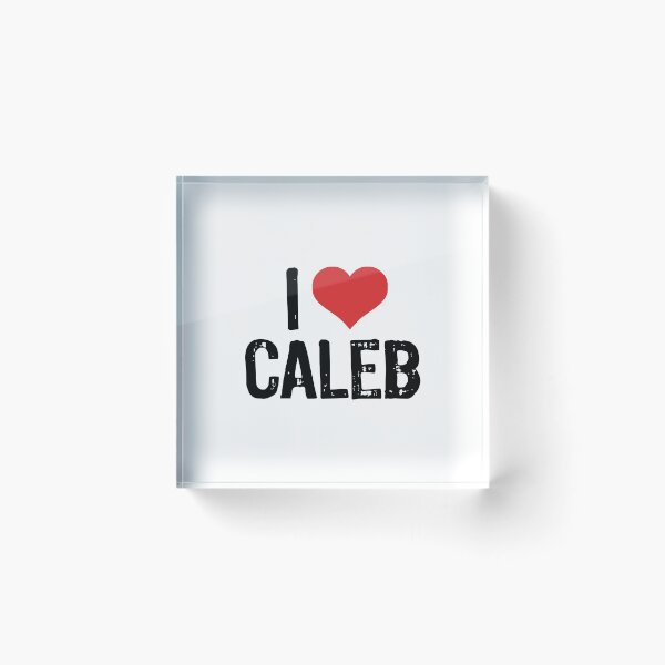 Item preview, I Love Caleb designed and sold by The "I Love Everything" Shop.