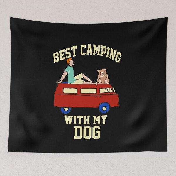 Item preview,  Best Camping With My Dog designed and sold by papaipapai198.