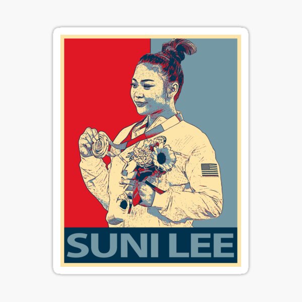 &ldquo;Suni Lee&rdquo; Sticker for Sale by KaraGrey | Redbubble