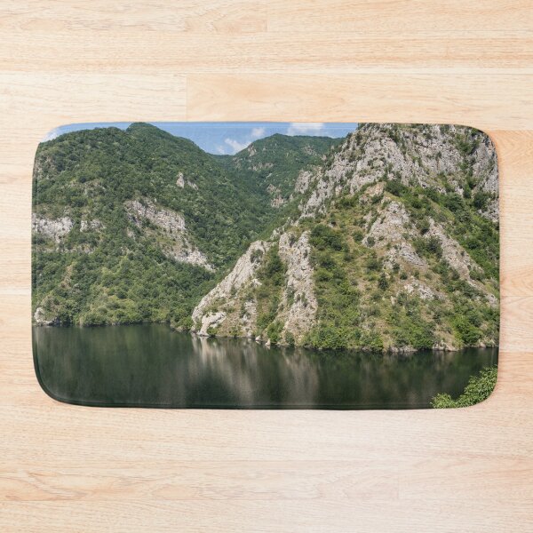 Item preview, Rough Limestone - a Peaceful Lake in the Mountains designed and sold by Georgia Mizuleva.