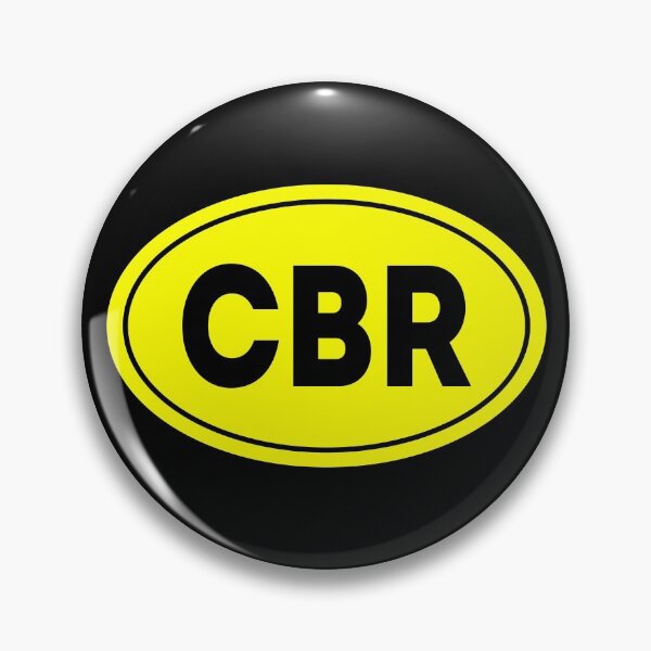 Artikelvorschau, CBR - Flughafen-Code Canberra. Flug-, Reise- und Piloten-Souvenir entworfen und verkauft von VFRZone.