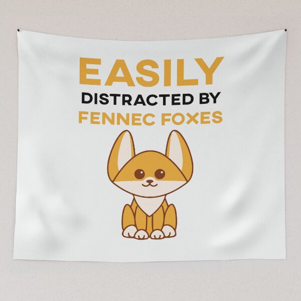 Item preview, Easily Distracted By Fennec Foxes designed and sold by alfa-rouk.