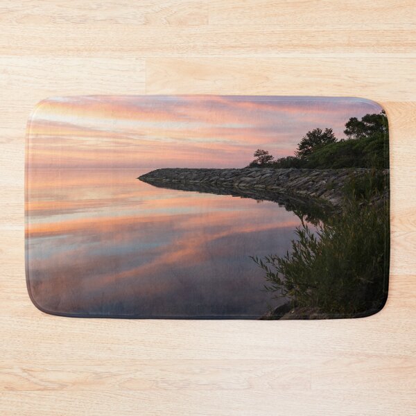 Item preview, Colorful Cove - Still and Soft Dawn on Lake Ontario designed and sold by Georgia Mizuleva.