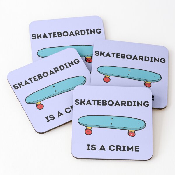 Item preview, Skateboarding Is A Crime designed and sold by Zaibo.