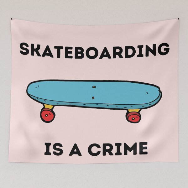 Item preview, Skateboarding Is A Crime designed and sold by Zaibo.