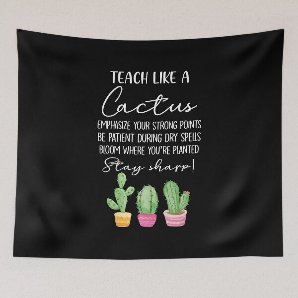Item preview, Teach Like A Cactus Teacher Back To School designed and sold by cadieuxart.