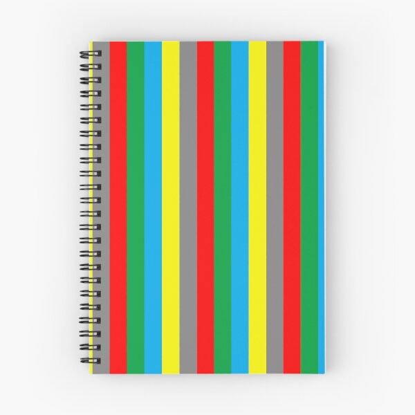 Item preview, Multicolored Striped Spiral Notebooks, Hardcover 2021 designed and sold by Count Timer.