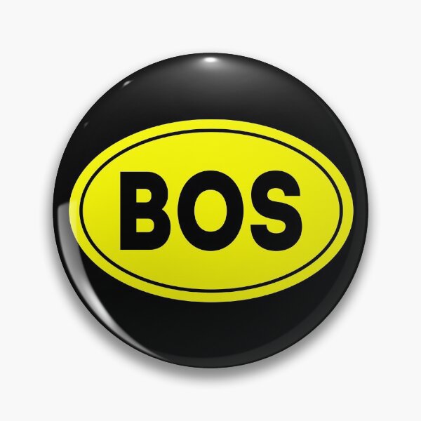 Item preview, BOS - Boston Logan Airport Code. Flying, travel and pilot souvenir  designed and sold by VFRZone.