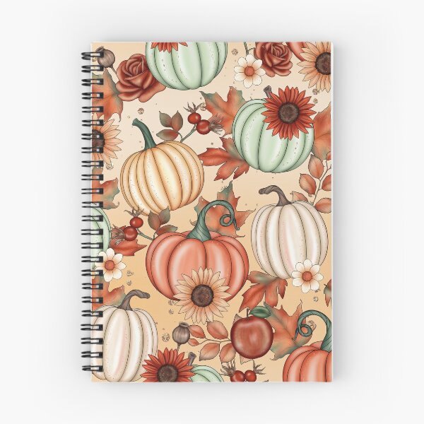 Item preview, Floral pumpkin autumn pattern designed and sold by GCarradice.