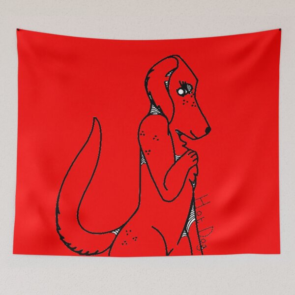 Item preview, Red, Hot. Dog.  designed and sold by beckyhowling.