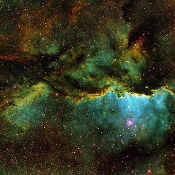 Artwork thumbnail, Rim Nebula (NGC 6188) | Deep space astrophotography by Tengyart