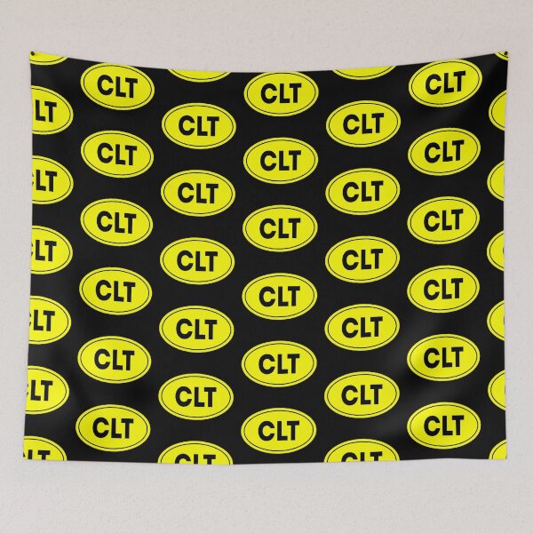 Item preview, CLT - Charlotte Airport Code. Flying, travel and pilot souvenir  designed and sold by VFRZone.