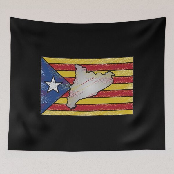 Artikelvorschau, Barcelona Vintage-Flagge entworfen und verkauft von Original1977.