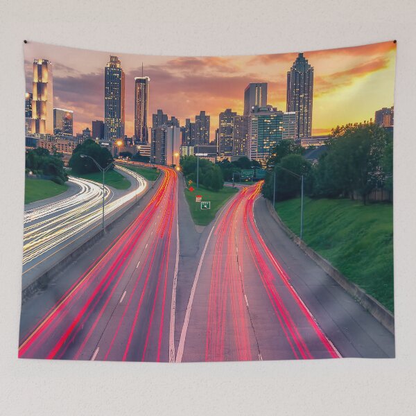 Item preview, Atlanta,city skyline prints, panoramic,panoramic wall art, panoramic canvas  designed and sold by eyesight4vision.