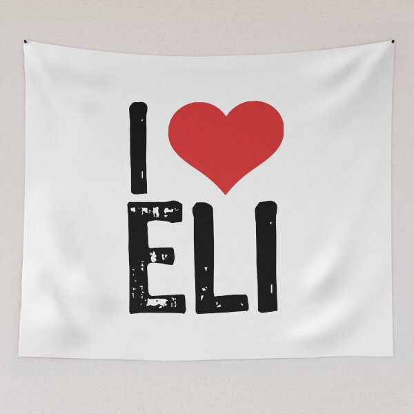 Item preview, I Love Eli designed and sold by The "I Love Everything" Shop.
