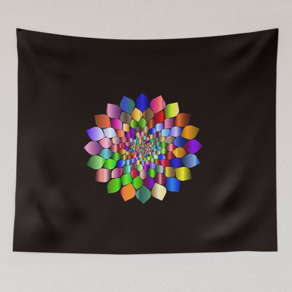 Item preview, Rainbow zentangle Mandala designed and sold by Rachid-Art.