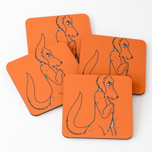 Item preview, orange, Hot. Dog.  designed and sold by beckyhowling.