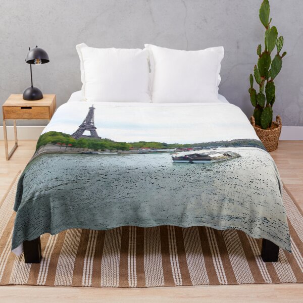 Item preview, Eiffel tower and Seine river designed and sold by Sasas Design.