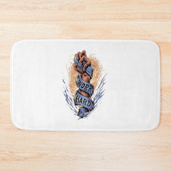 Item preview, Work Hard Motivational Illustration Design designed and sold by VeonzDesigns.