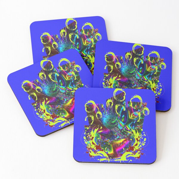 Item preview, Trippy Graphic Psychedelic Vibrant Abstraction, NR 5,  Bold Vibrant Abstraction, graphic psychedelic abstract art, trippy graphic psychedelic arte abstracto designed and sold by Adri Barnard.