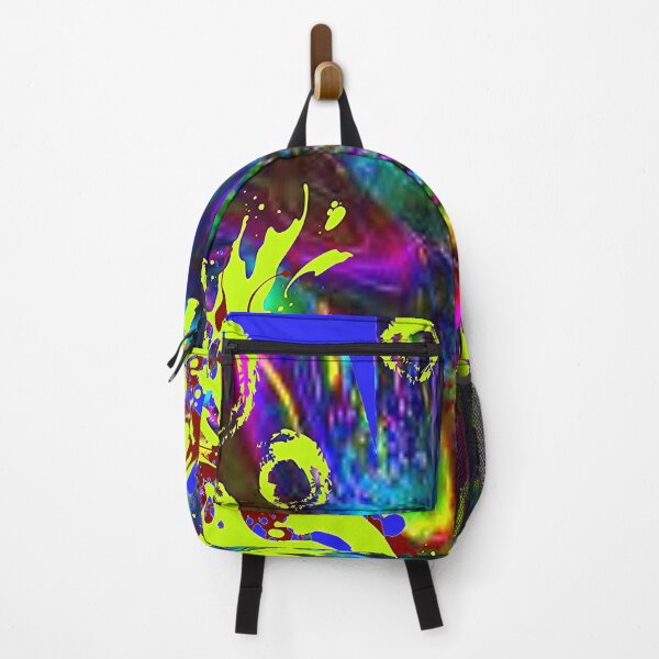 Item preview, Trippy Graphic Psychedelic Vibrant Abstraction, NR 5,  Bold Vibrant Abstraction, graphic psychedelic abstract art, trippy graphic psychedelic arte abstracto designed and sold by Adri Barnard.