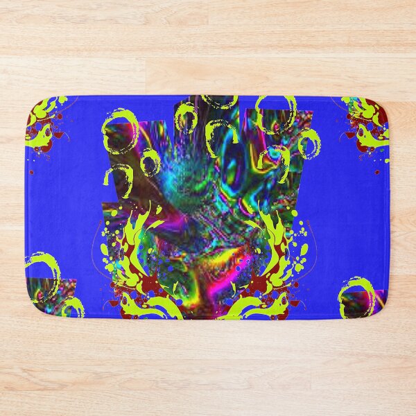 Item preview, Trippy Graphic Psychedelic Vibrant Abstraction, NR 5,  Bold Vibrant Abstraction, graphic psychedelic abstract art, trippy graphic psychedelic arte abstracto designed and sold by Adri Barnard.