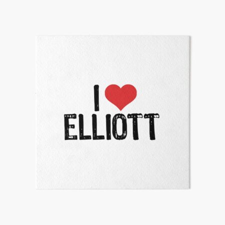 Item preview, I Love Elliott designed and sold by The "I Love Everything" Shop.