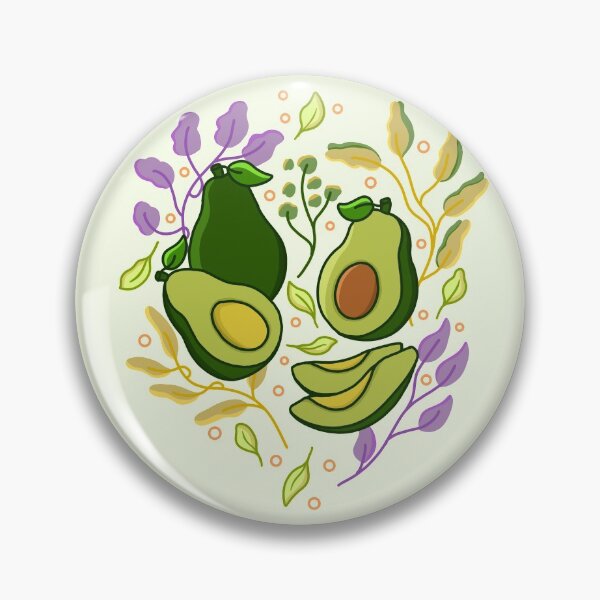 Artikelvorschau, Avocado-Blumen entworfen und verkauft von ethnicdrawing.