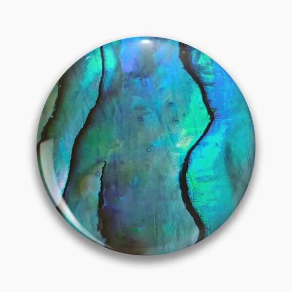 Item preview, Iridescent Teal abalone shell. Flashy Teal close up photography designed and sold by empowercrystals.